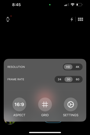 Video settings